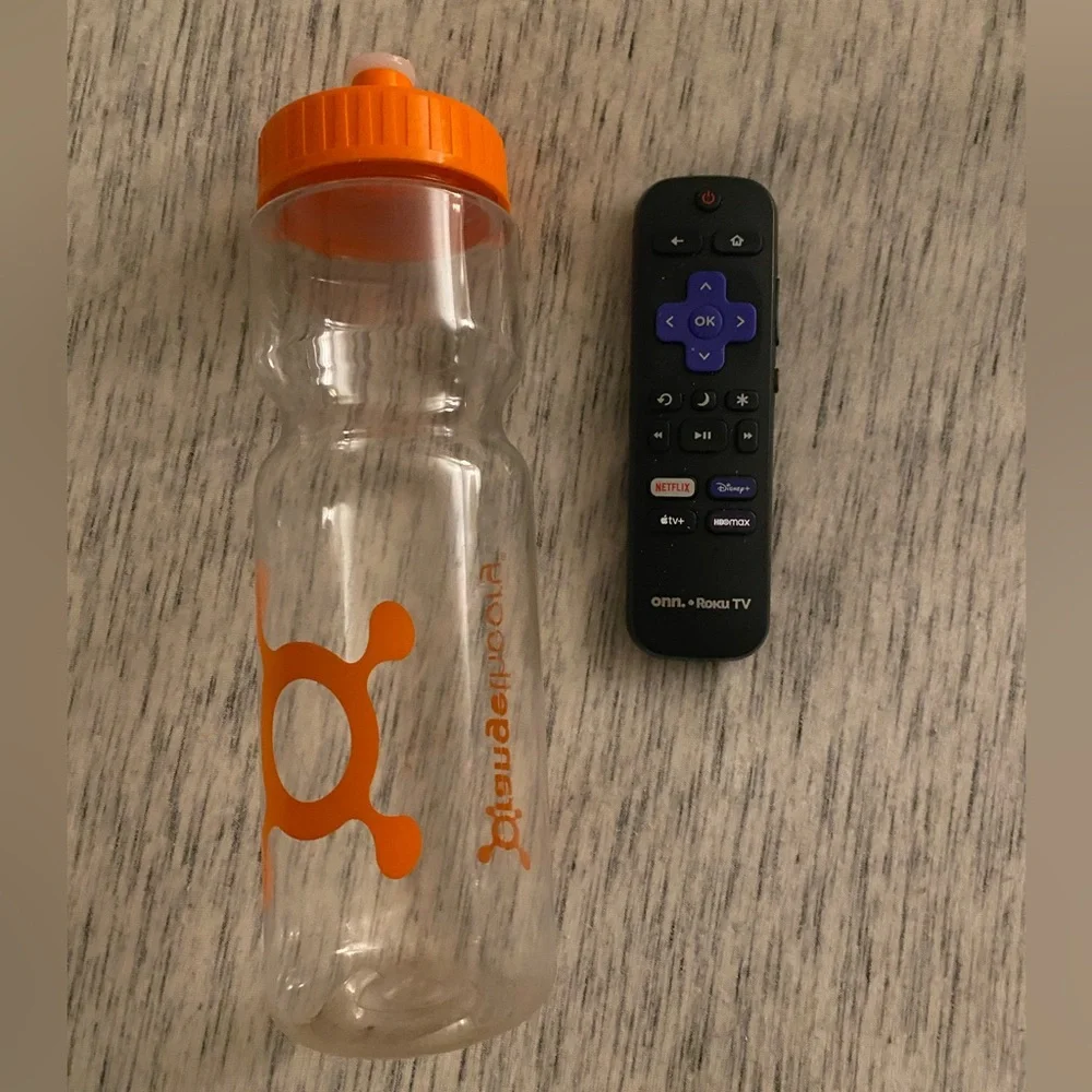 Orangetheory | Clear OTF Branded Water Bottle with Orange Lid - Picture 5 of 5